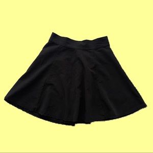 brandy melville black skater skirt